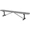 Global Industrial 96L Expanded Metal Mesh Flat Bench, Gray 277157GY - alternate 1